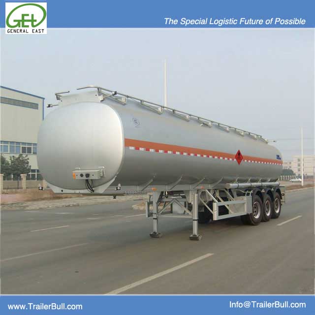 40cbm 3 Achsen Kohlenstoffstahl Tanker Semi Trailer, Hochwertiger China Fuel Tanker Trailer