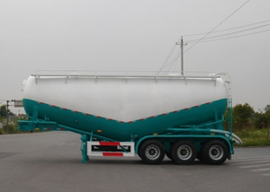 26500L pneumatische Trockenmasse-Tanker-halb Anhänger mit 3 Achsen für Ölquellen-Zementierung Zement, Zement-Tanker-halb Anhänger