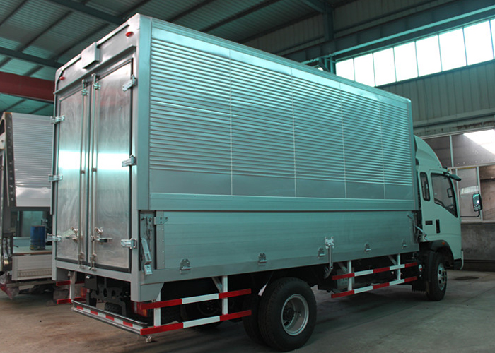 Flügeloffene Box mit Verbund- und Aluminiumprofilen für Trockenfracht, Trockenfracht-LKW-Box oder Van-Anhänger