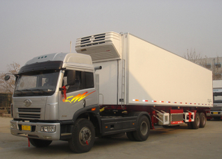 40 Fuß 2 Achsen Kühl-LKW-Anhänger mit Carrier Kühleinheiten zum Einfrieren und Frischladungen,Kühlanhänger